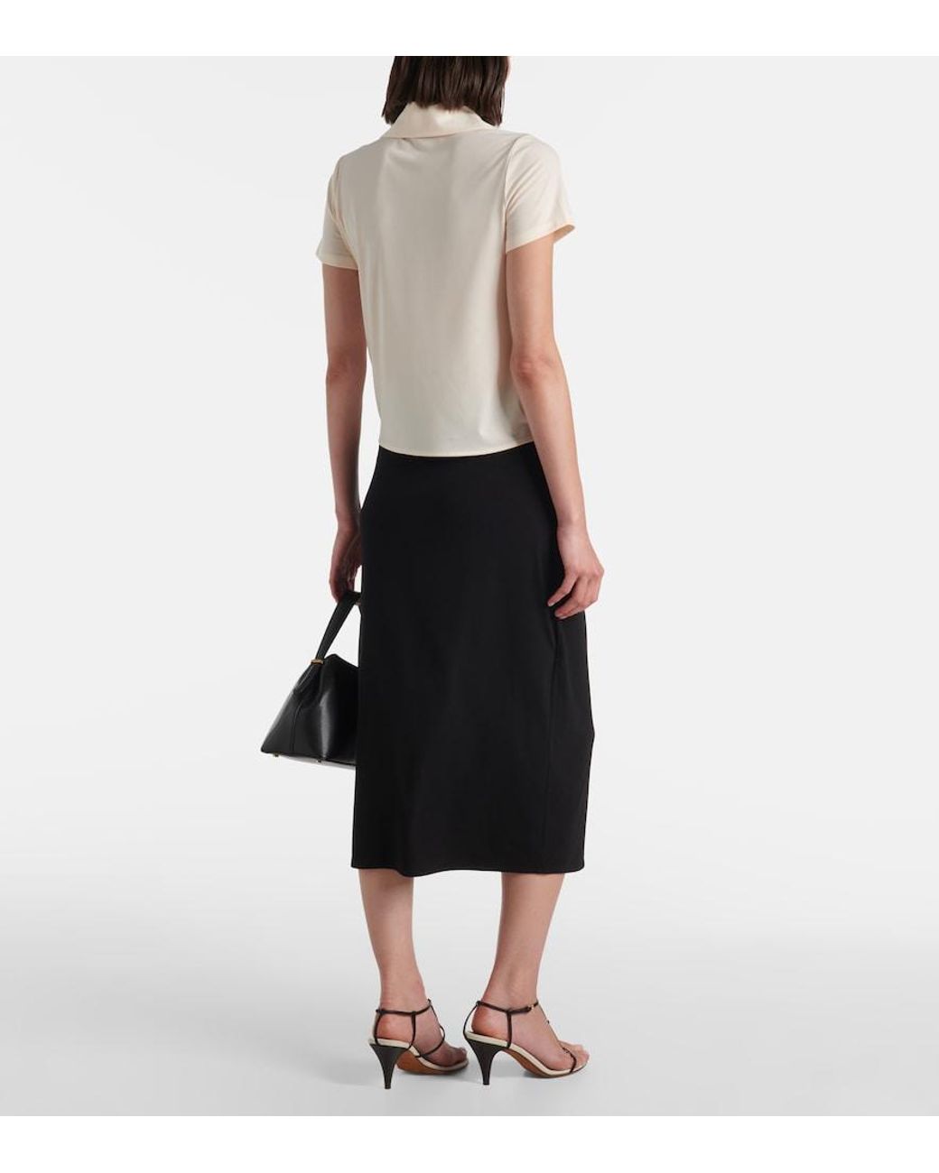 Vince Natural Button-Up Top