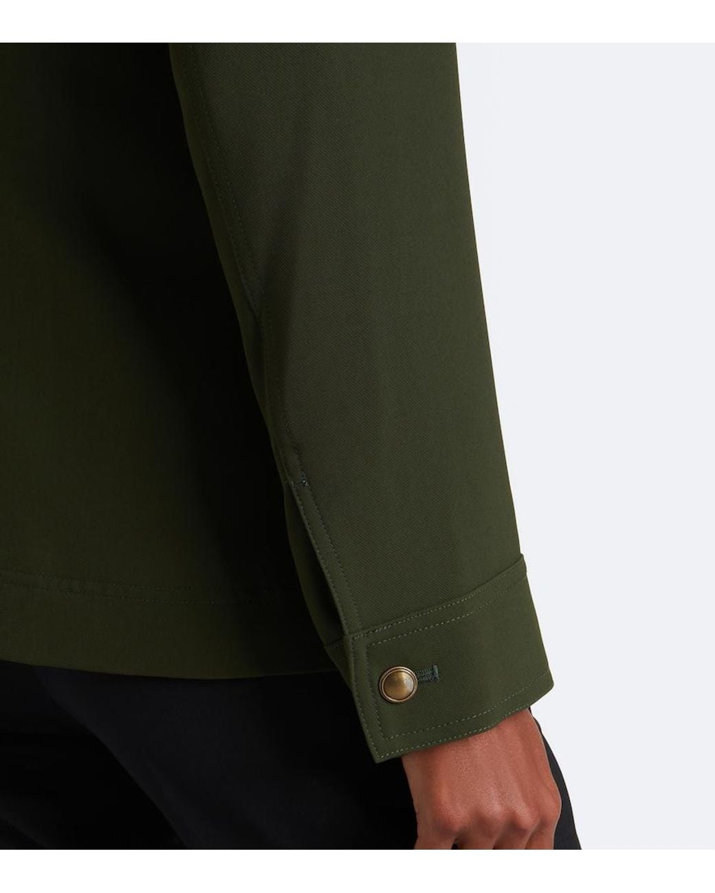 Veronica Beard Green Molyneux Crepe Jacket