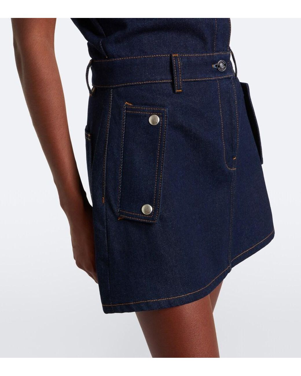 Givenchy Blue Denim Shirt Dress