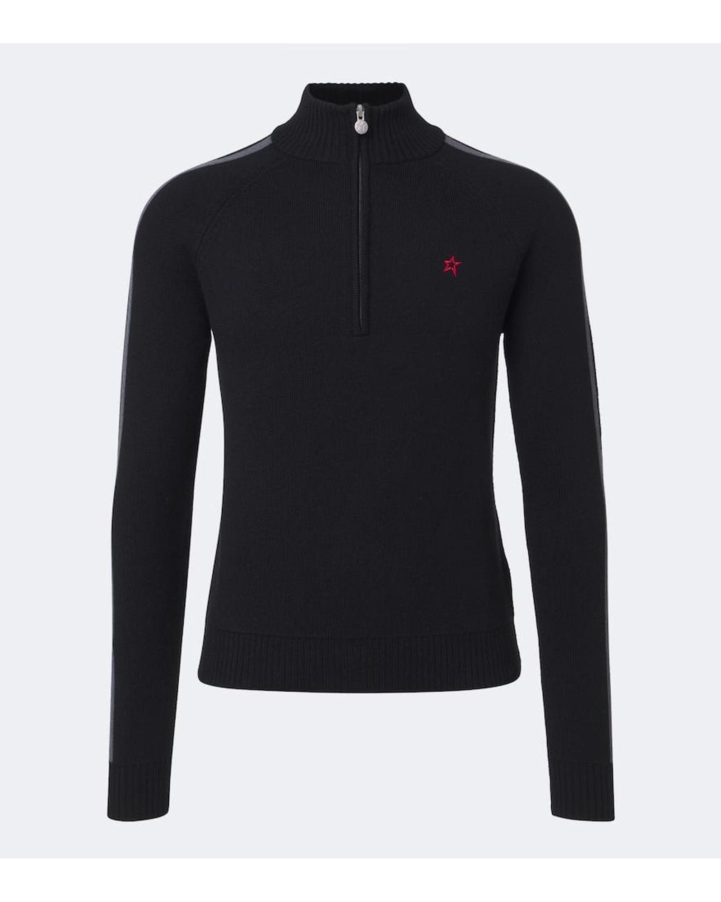 Perfect Moment Blue La Tour Wool Half-Zip Sweater for men
