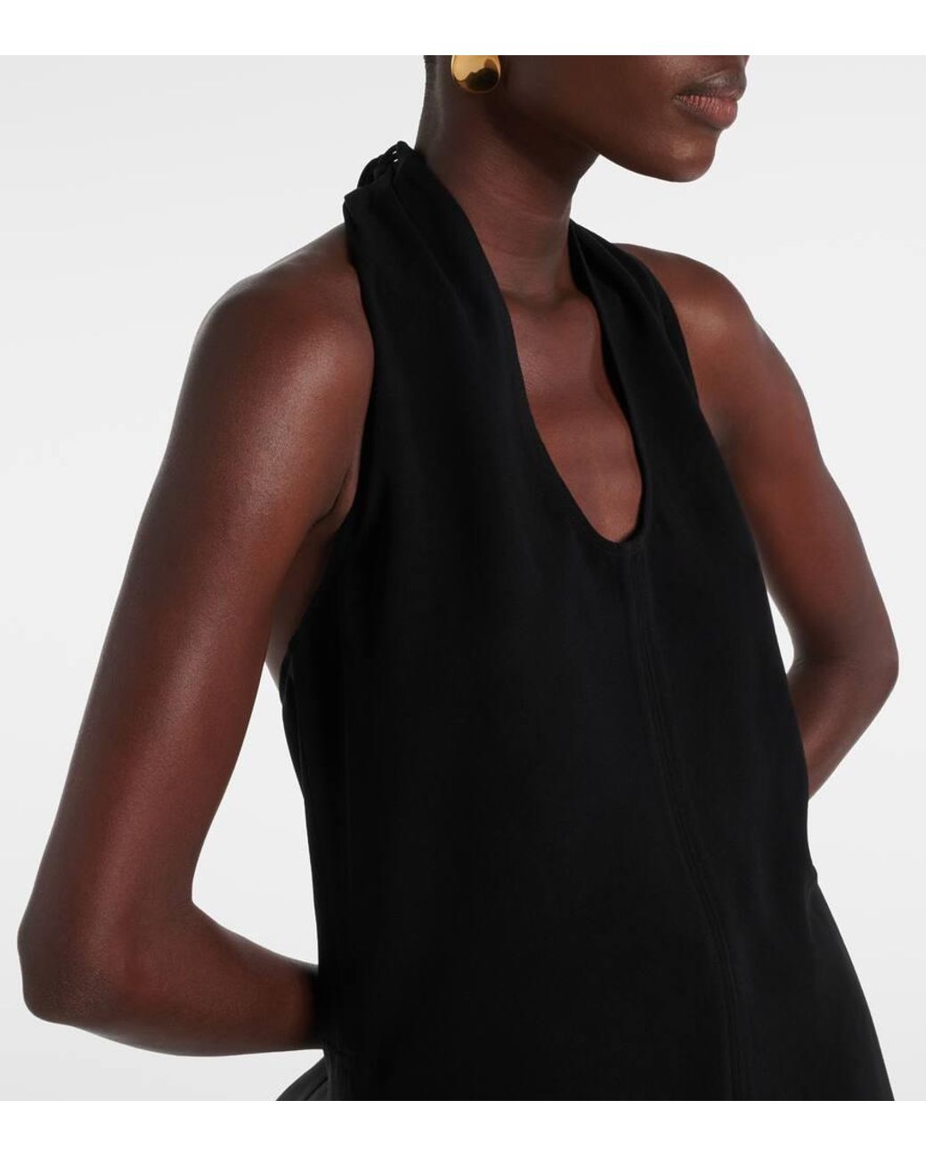 Proenza Schouler Black Top Miller Aus Crepe