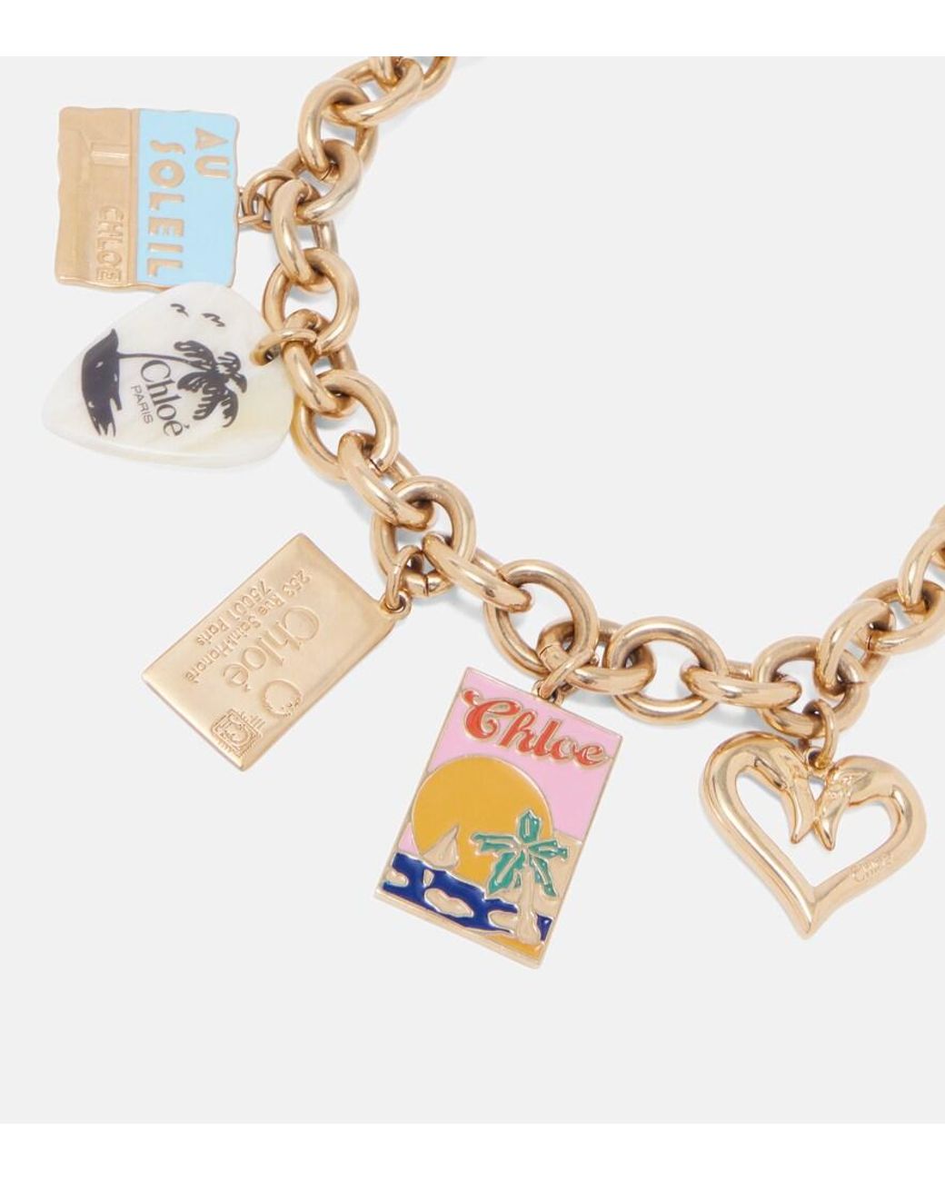 Chloé White Halskette Postcards