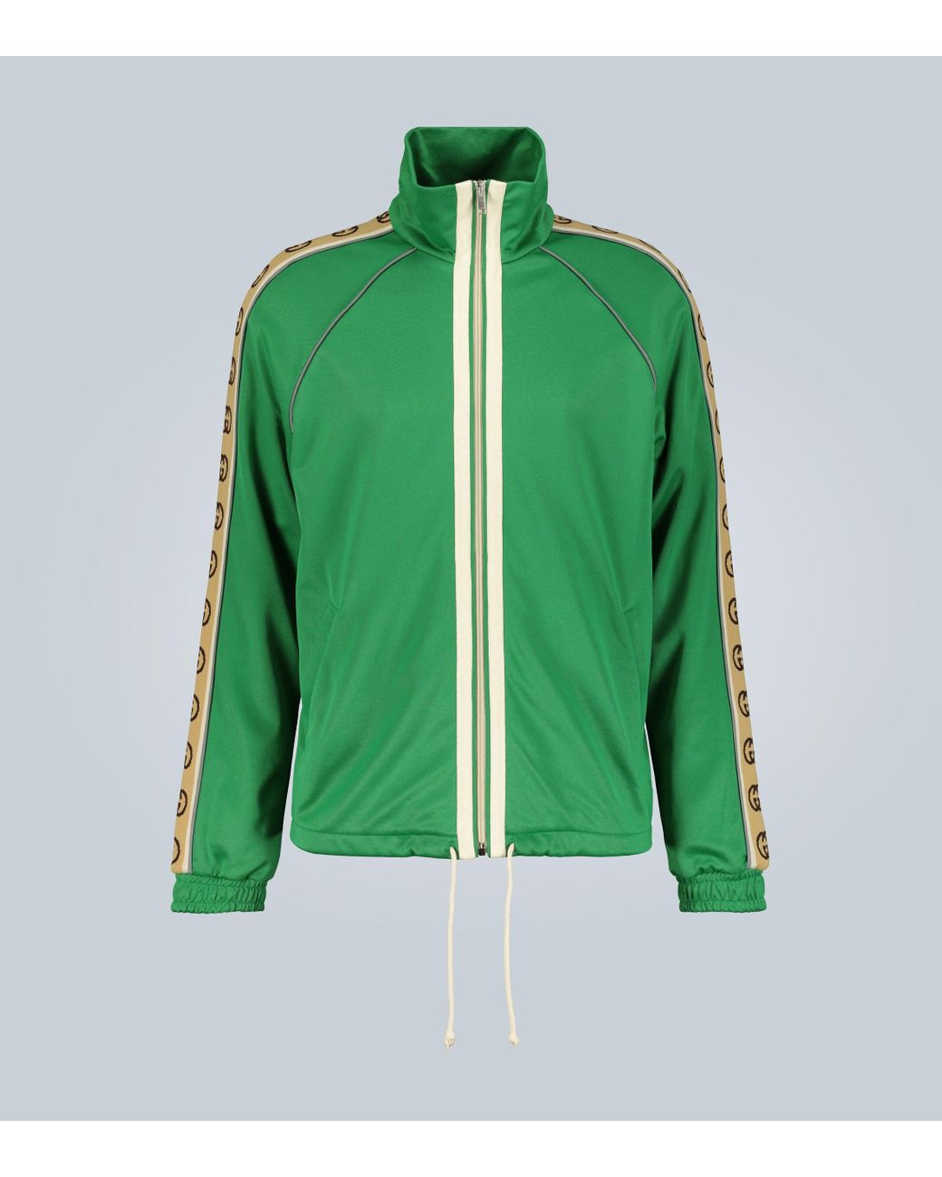Veste en jersey technique oversize Gucci pour homme en coloris Vert | Lyst
