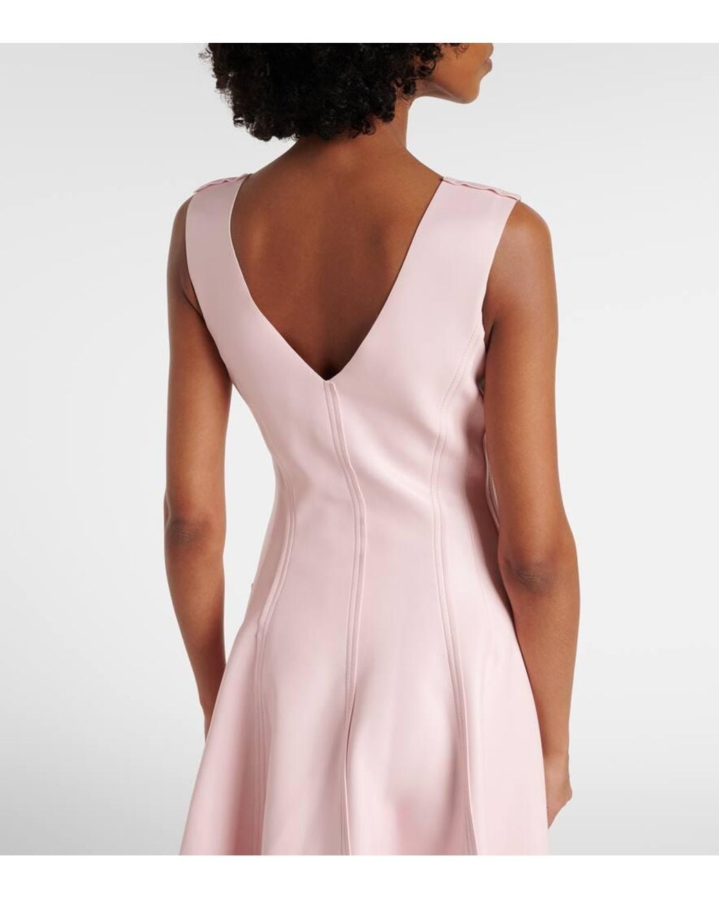 Abito Midi Grace di Norma Kamali in Pink