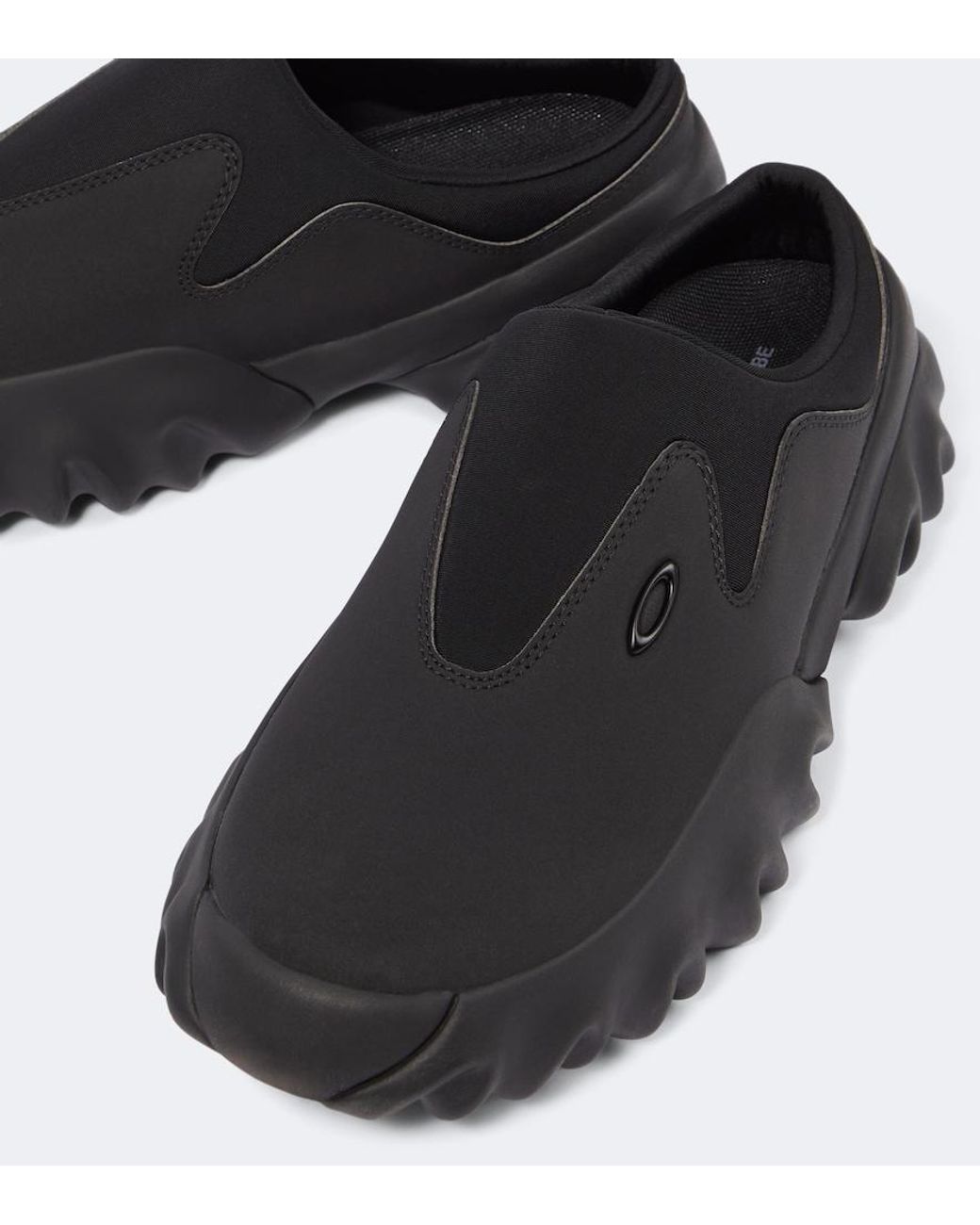 Junya Watanabe Black X Oakley Suede Slip-On Sneakers for men