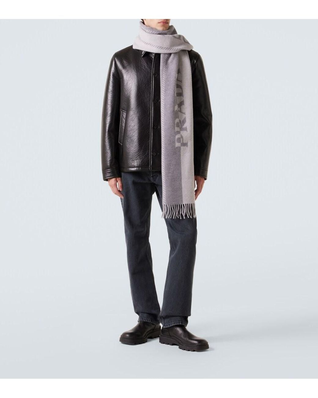 Sciarpa di Prada in Purple da Uomo