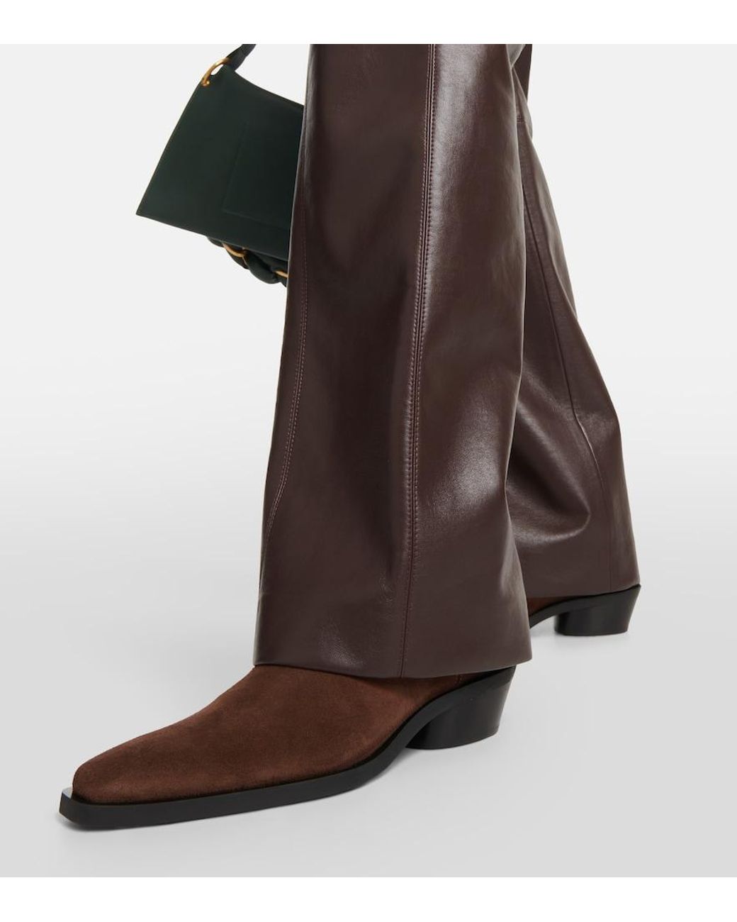 Proenza Schouler Brown Bronco Suede Chelsea Boots