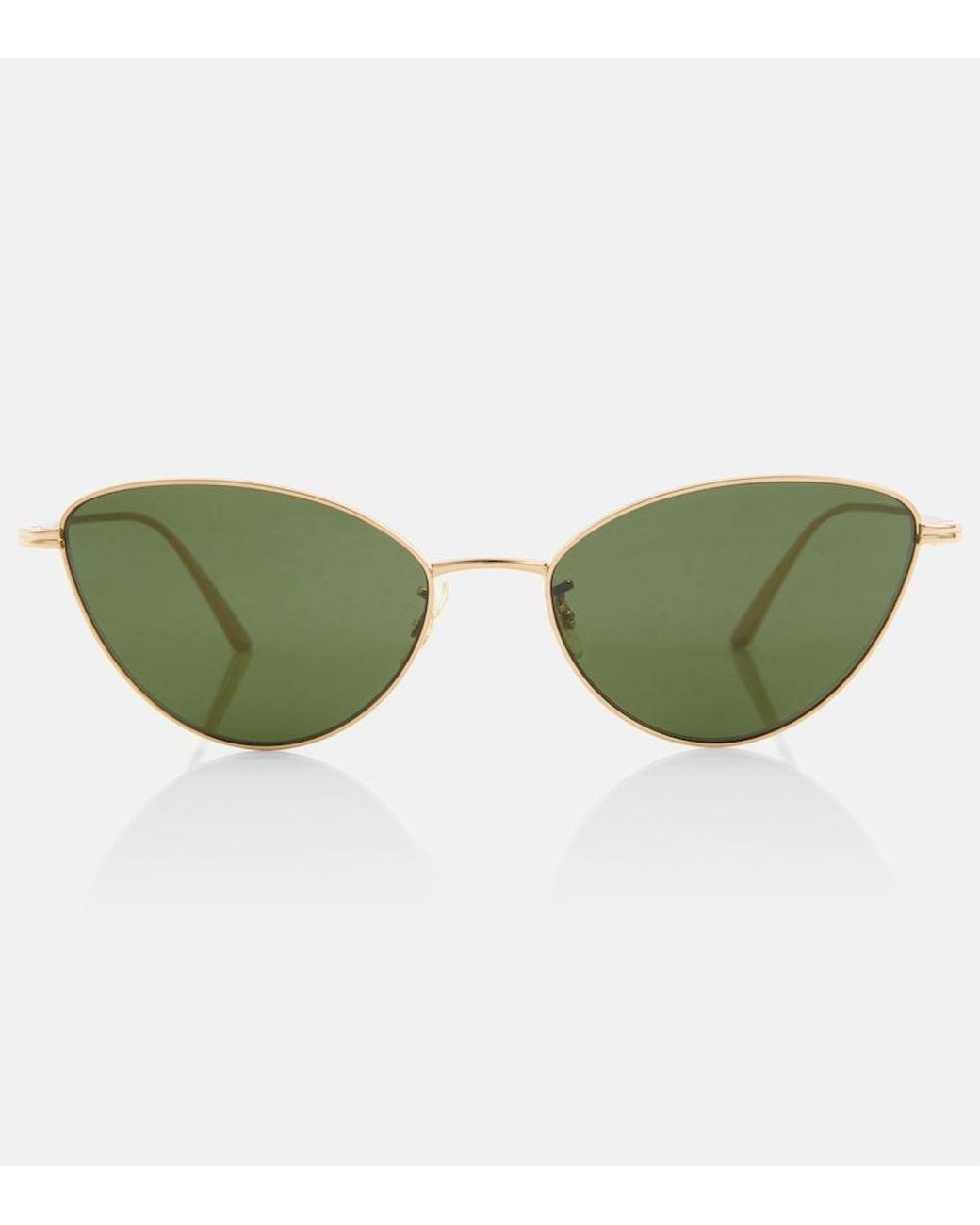 Khaite Green X Oliver Peoples 1998C Cat-Eye Sunglasses