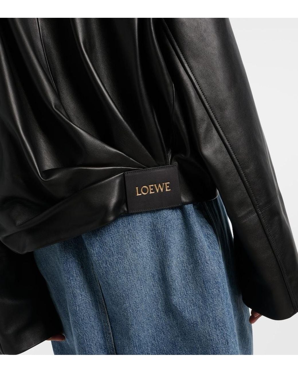 Loewe Black Leather Jacket