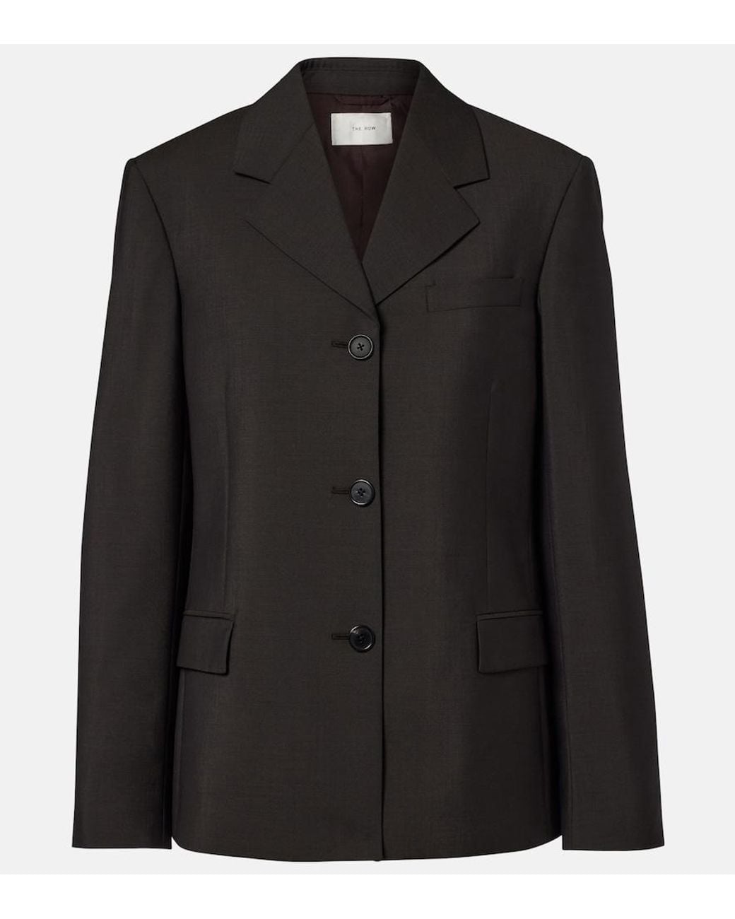 The Row Black Faelan Wool And Mohair Jacket