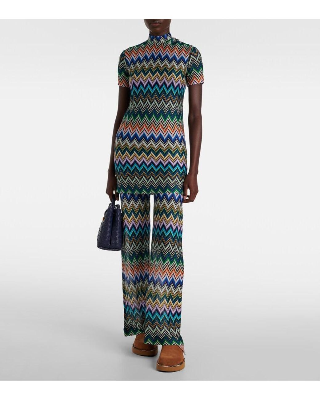 Missoni Brown Suede Round-Toe Clogs