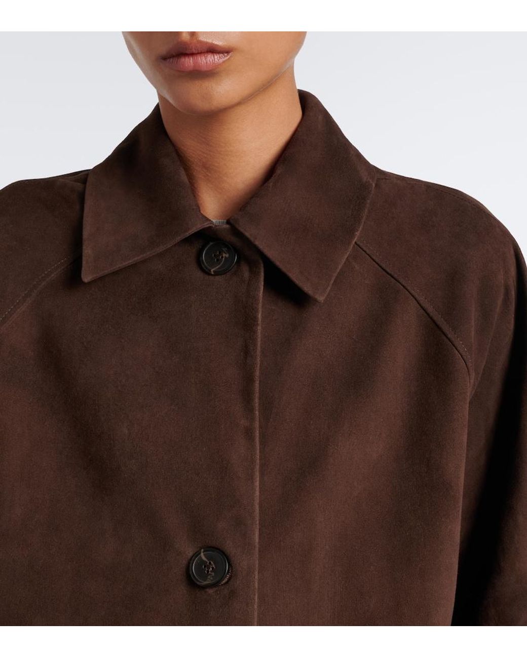 Arma Brown Judy Suede Coat