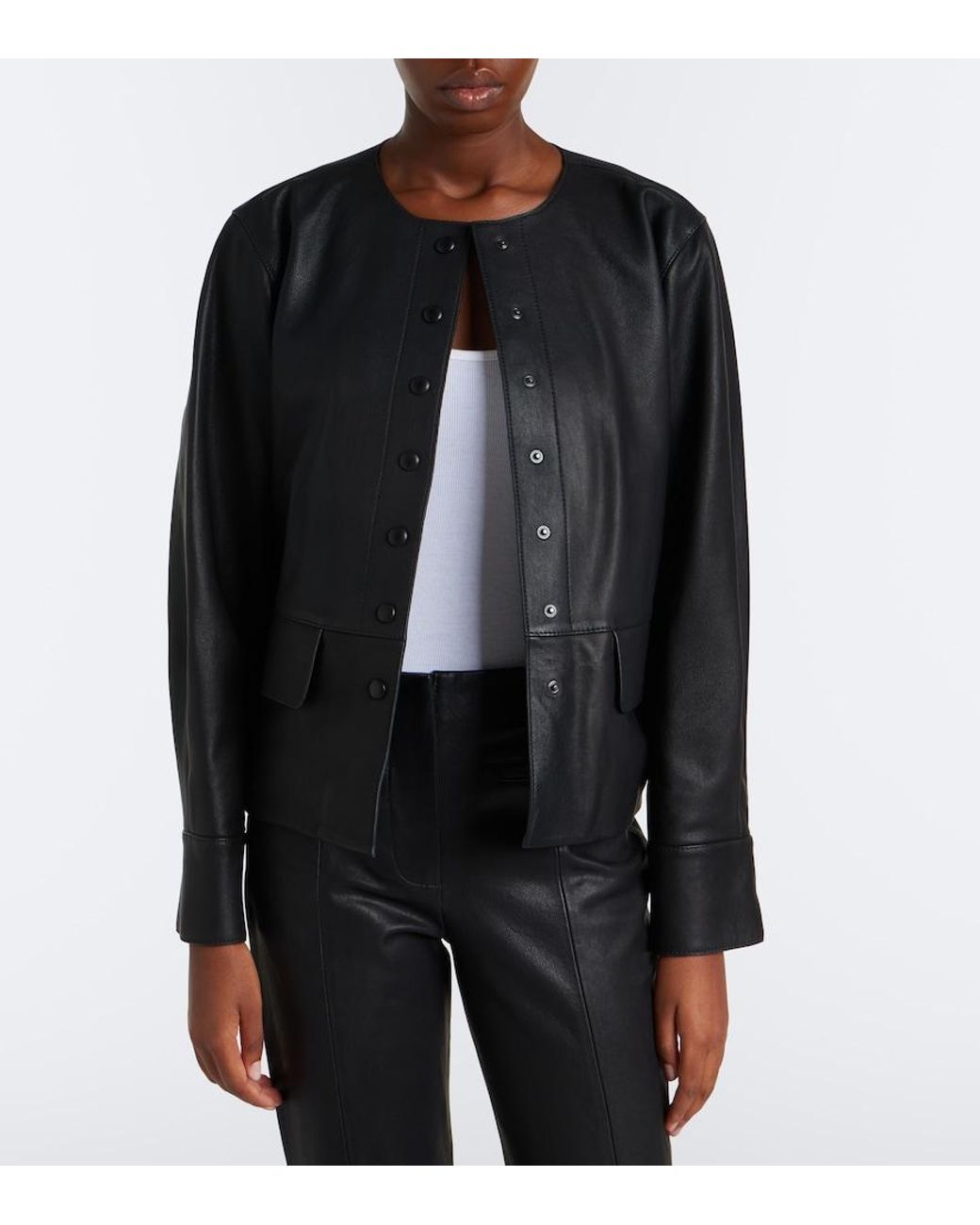 Proenza Schouler Black Label Robin Leather Jacket