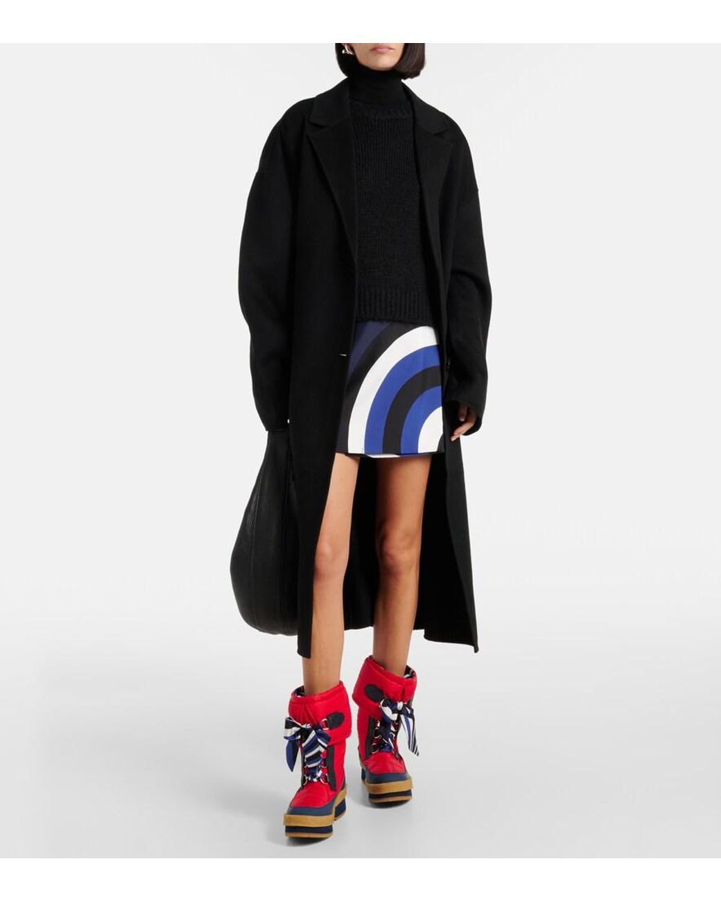 Emilio Pucci Red Iride Snow Boots