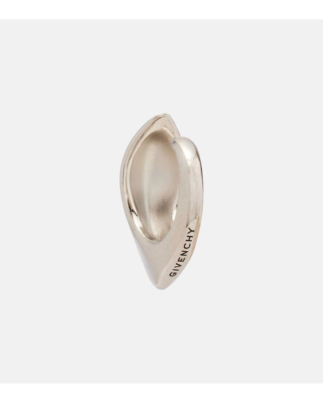 Givenchy White Maple Seed Ear Cuffs
