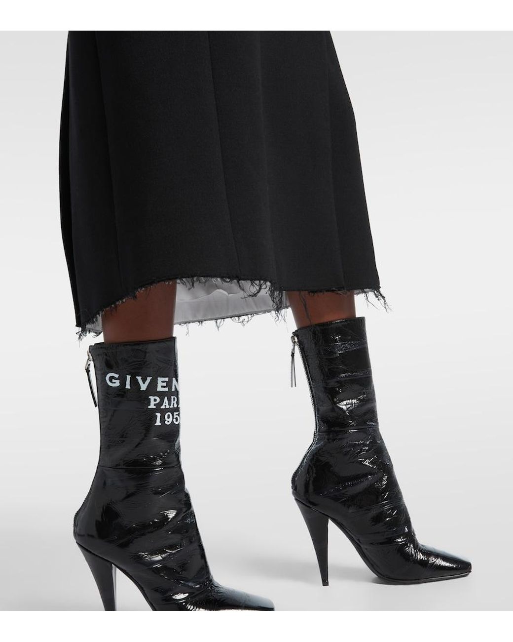 Givenchy Black Wool-Blend Coat