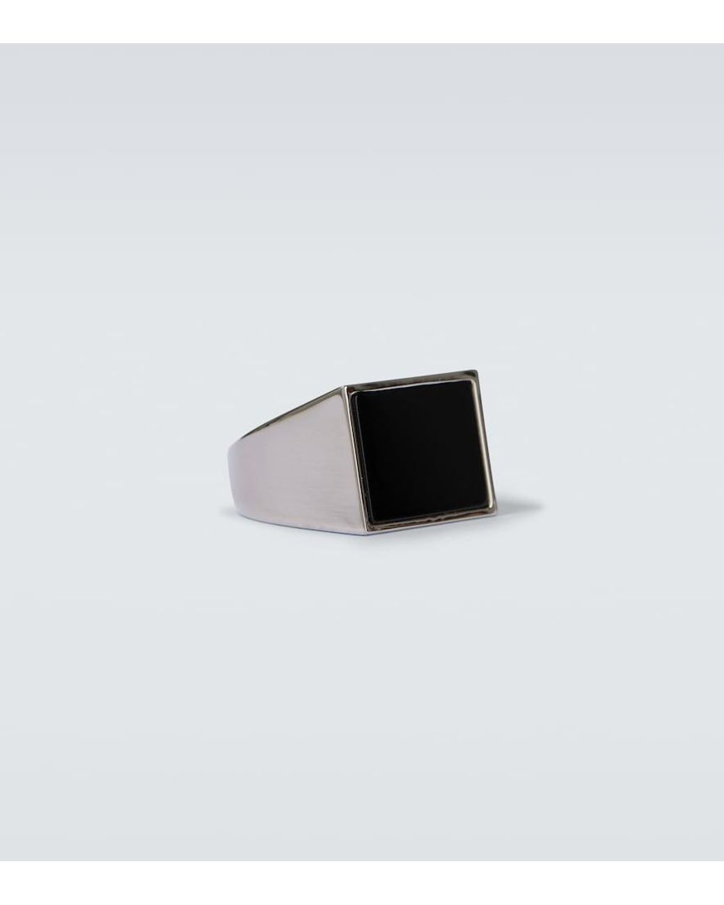 Dries Van Noten Black Embellished Ring for men