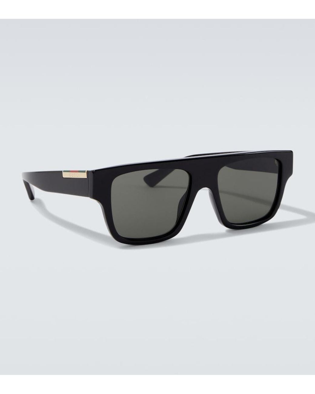 Gucci Sonnenbrille Web Stripe in Black für Herren