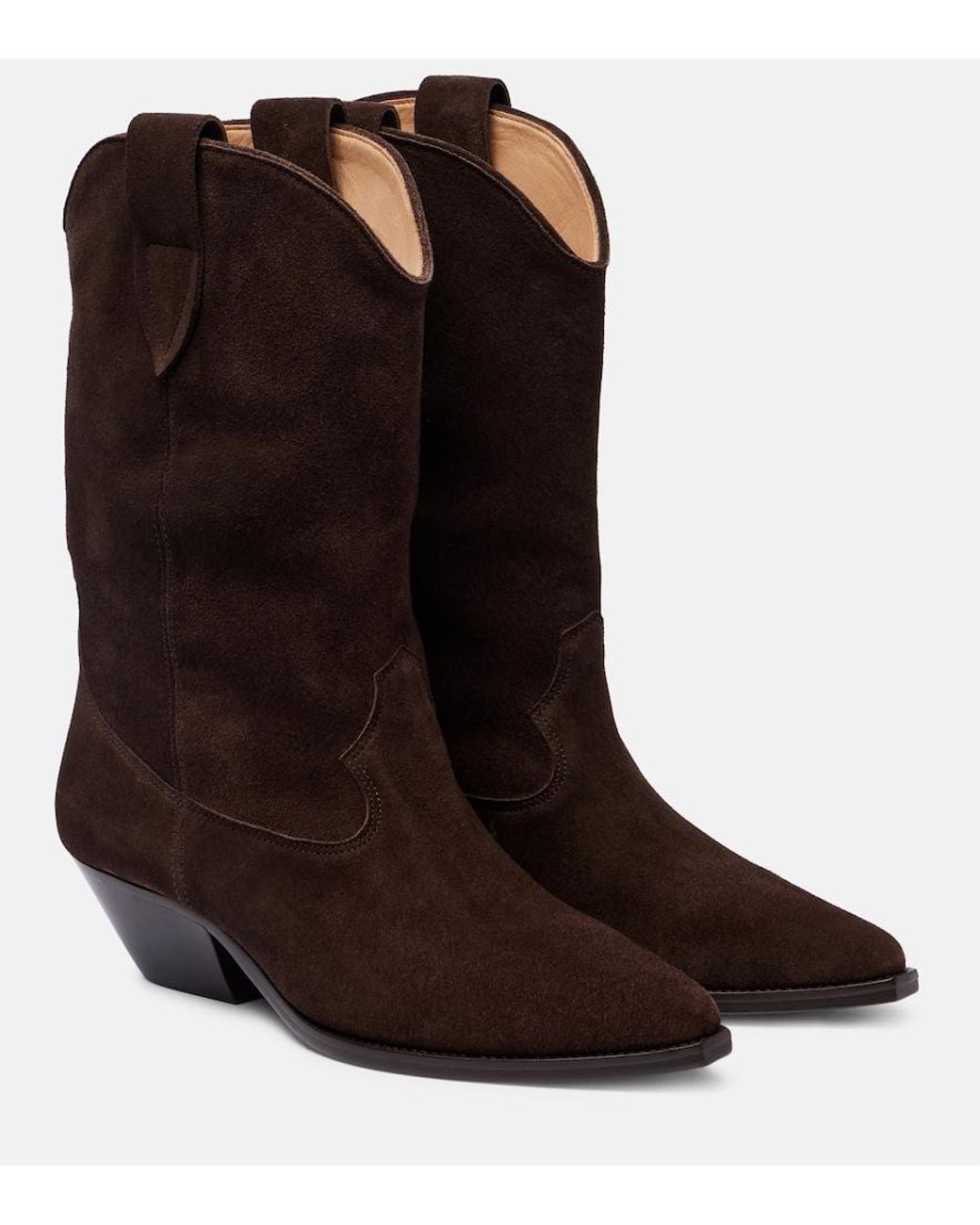 Isabel Marant Brown Duerto Suede Ankle Boots