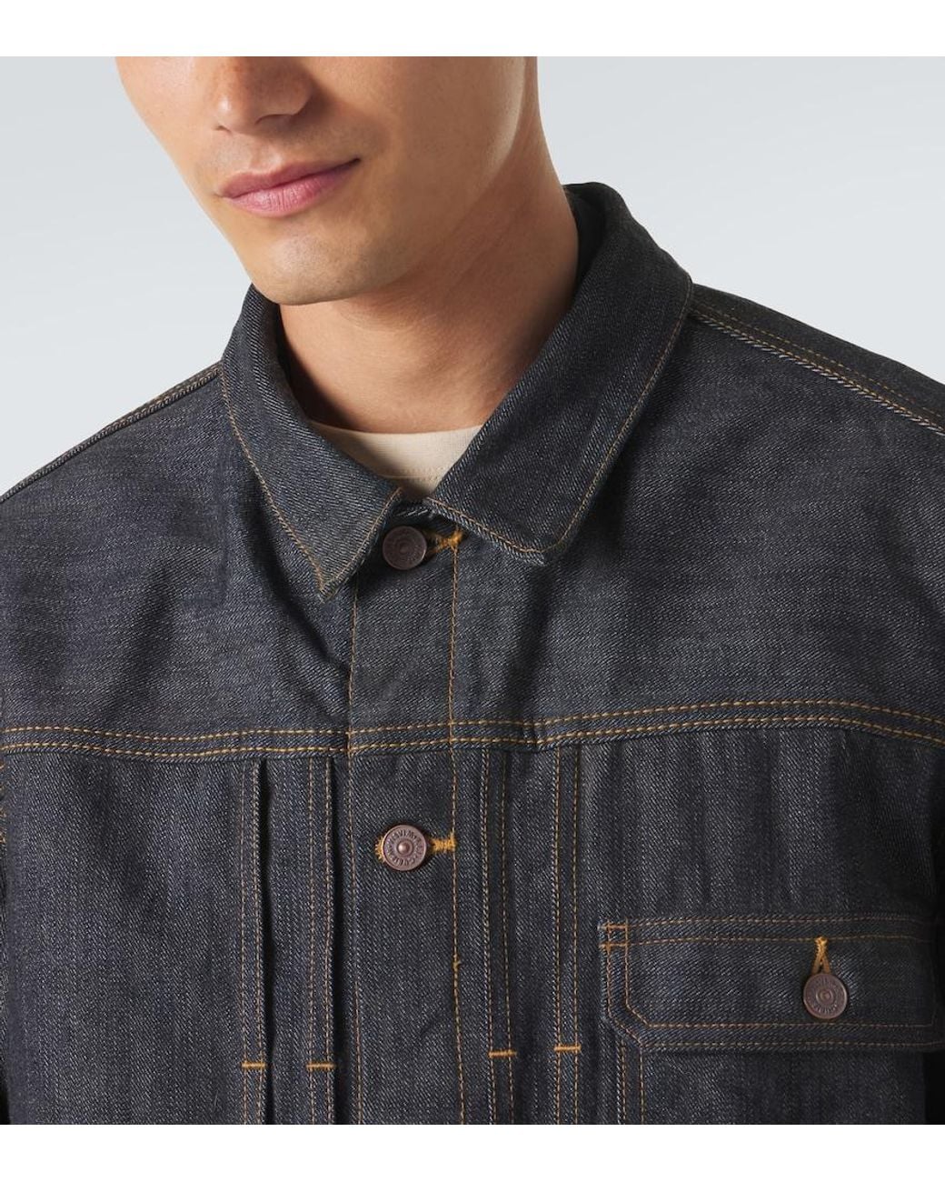 Chaqueta 102Xx De Denim Visvim de hombre de color Black