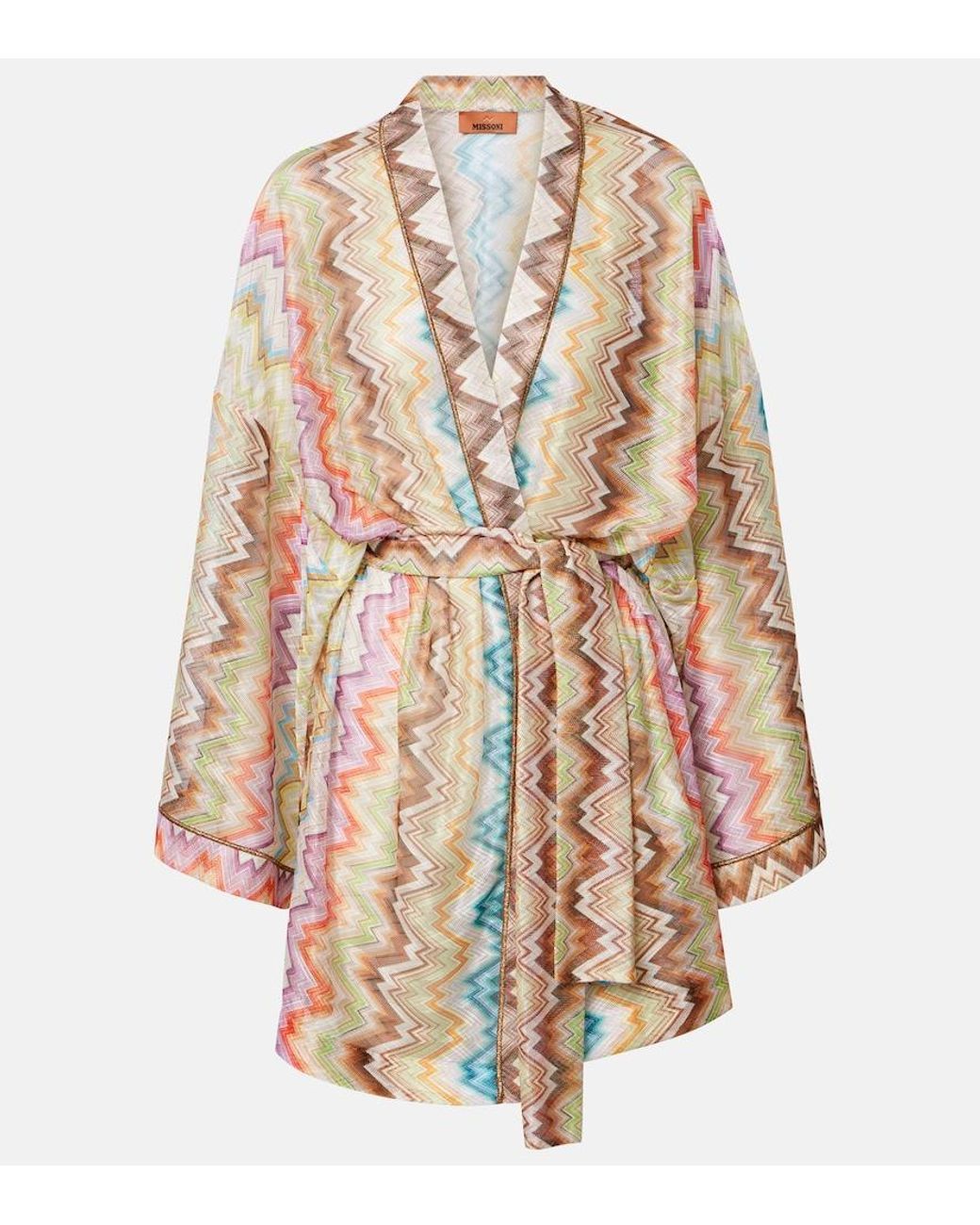 Missoni Multicolor Zigzag Beach Cover-Up