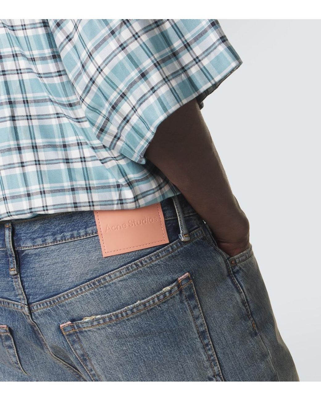Acne Blue 1996 Straight Jeans for men