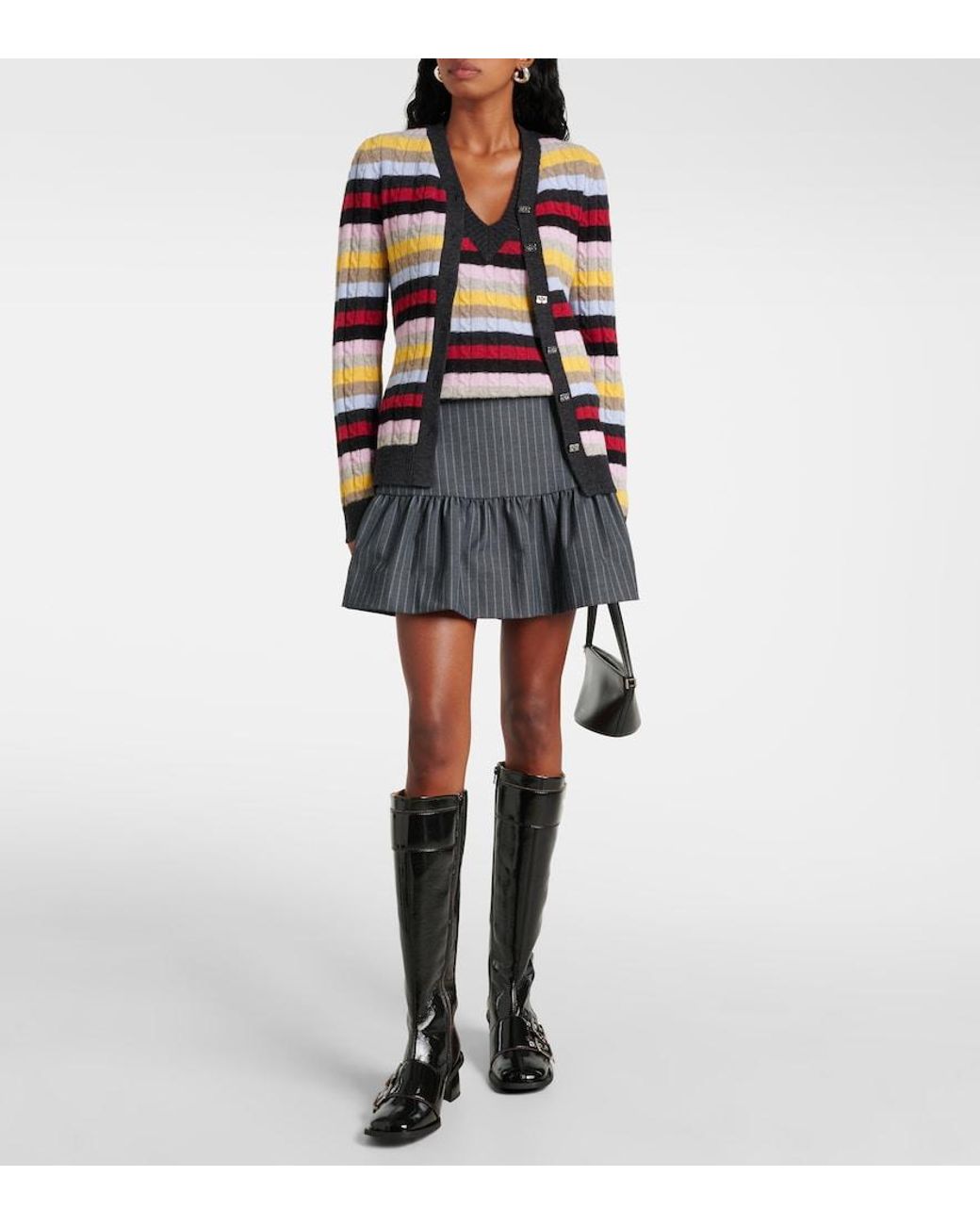 Cardigans Ganni de color Multicolor