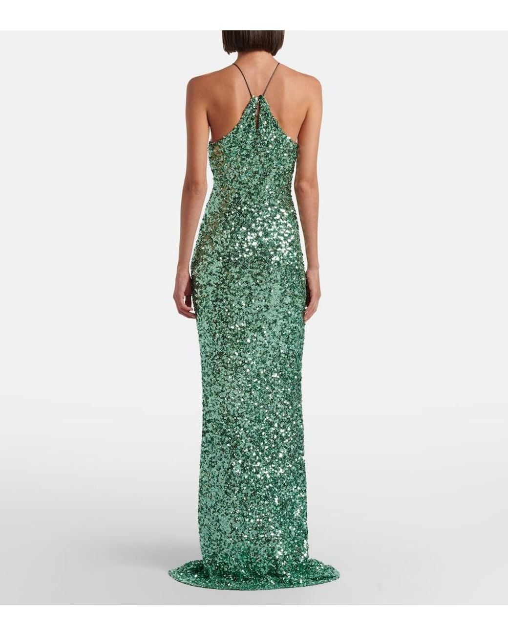 The Sei Green Sequined Gown