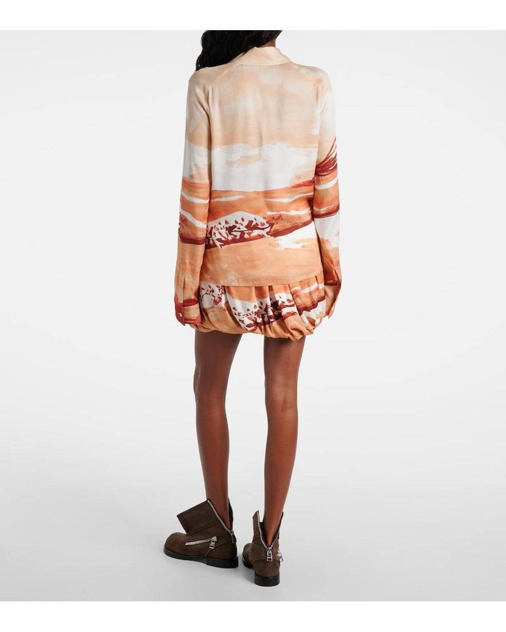 J.W. Anderson Orange Printed Polo Shirt