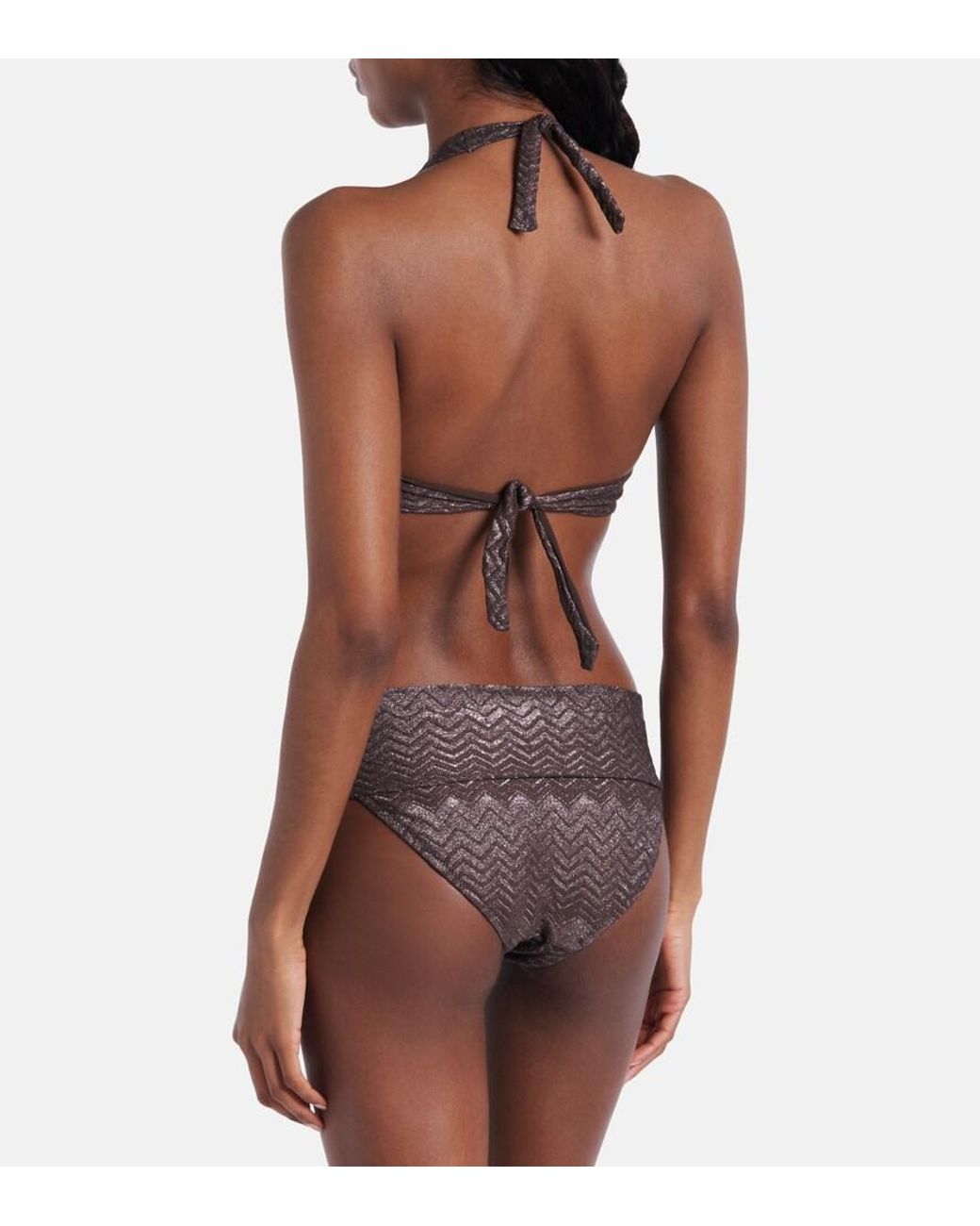 Melissa Odabash Brown Bikini-Hoeschen Provence