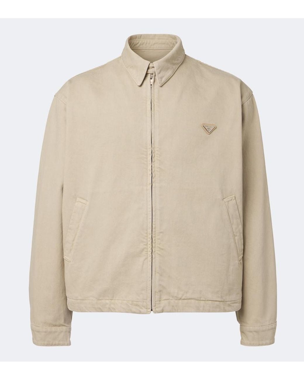 Prada Natural Denim Blouson Jacket for men
