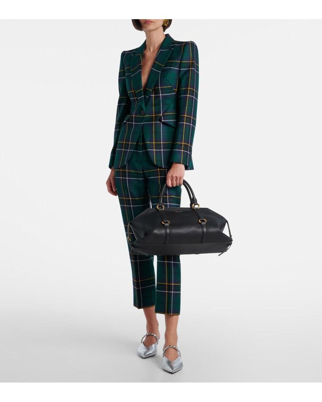 Alexander McQueen Black Farringdon Leather Tote Bag