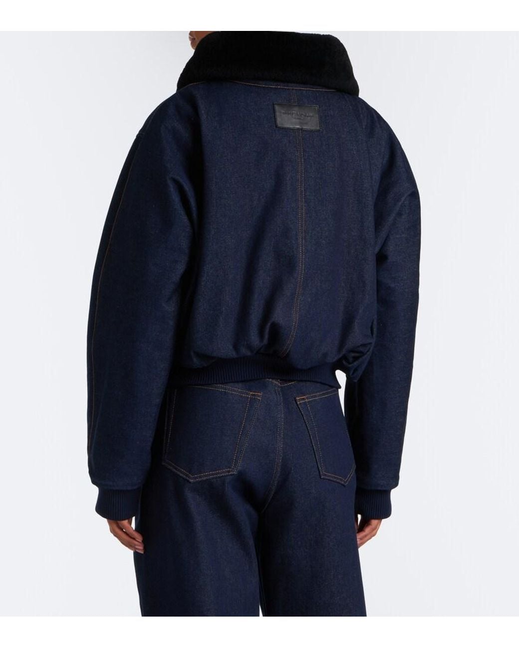 Givenchy Blue Denim Blouson Jacket