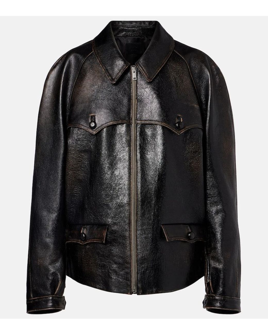 Prada Black Leather Jacket