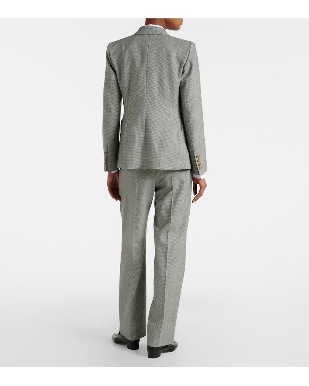 Blazé Milano Gray Fox Houndstooth Straight Pants