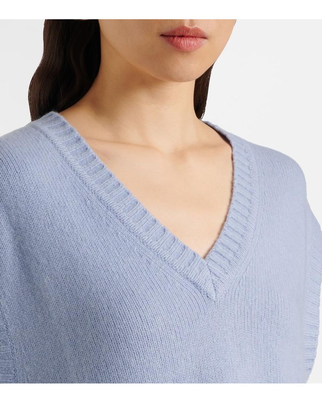Joseph Blue Cashmere Vest