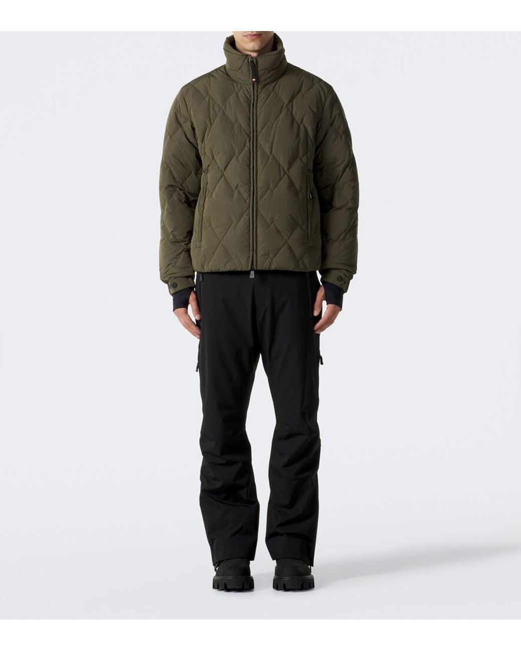 Moncler Green Bramans Down Jacket for men