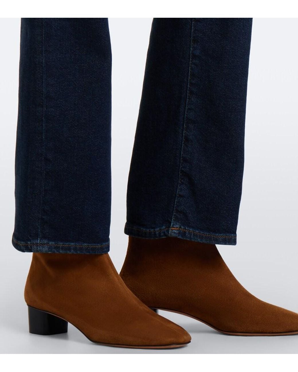 7 For All Mankind Blue Calie Straight Jeans