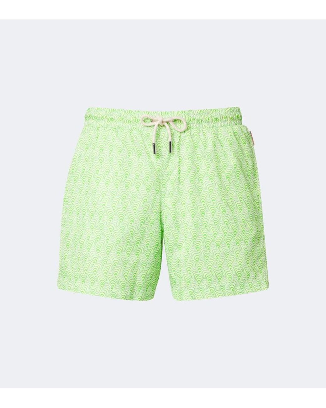 Orlebar Brown Green Boxer Iii Printed Swim Trunks for men
