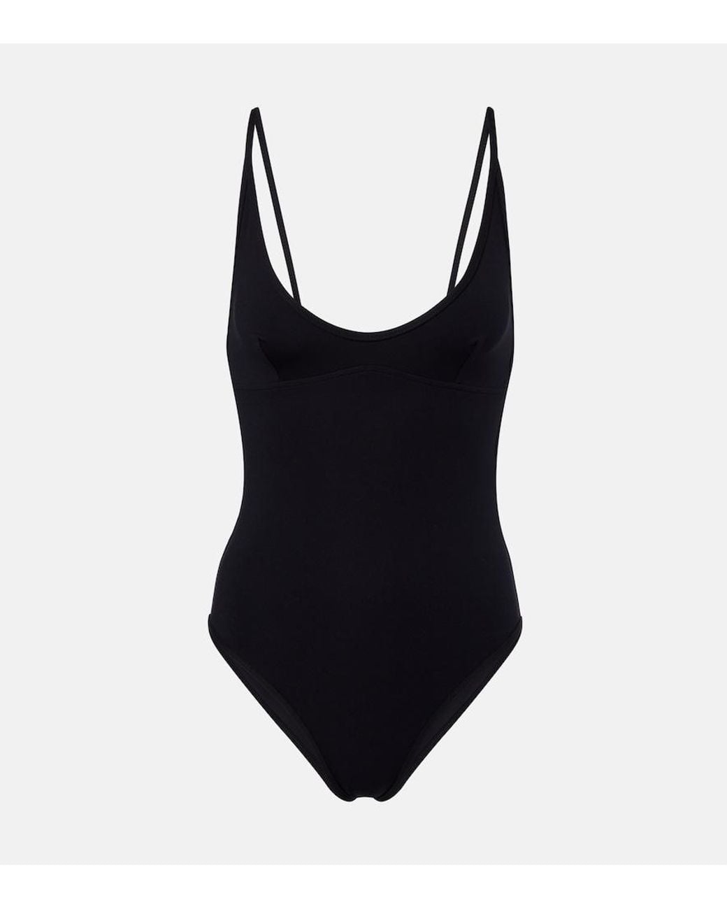 Totême Black Scoop Swimsuit