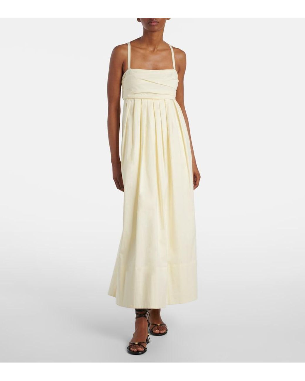 Proenza Schouler White Label Claudine Poplin Midi Dress