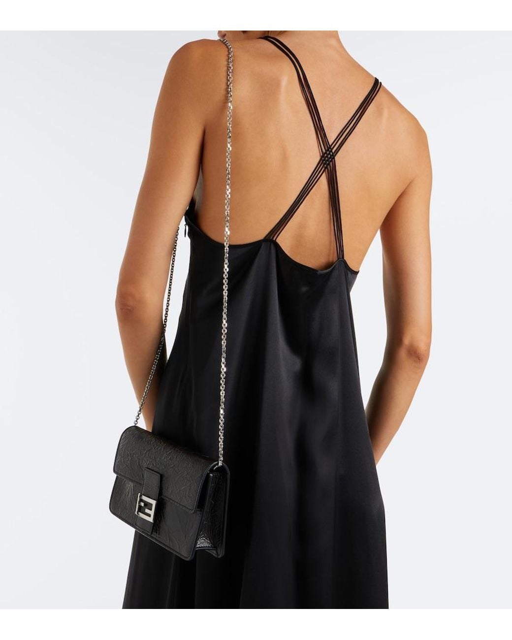 Borsa A Spalla Mini di Fendi in Black
