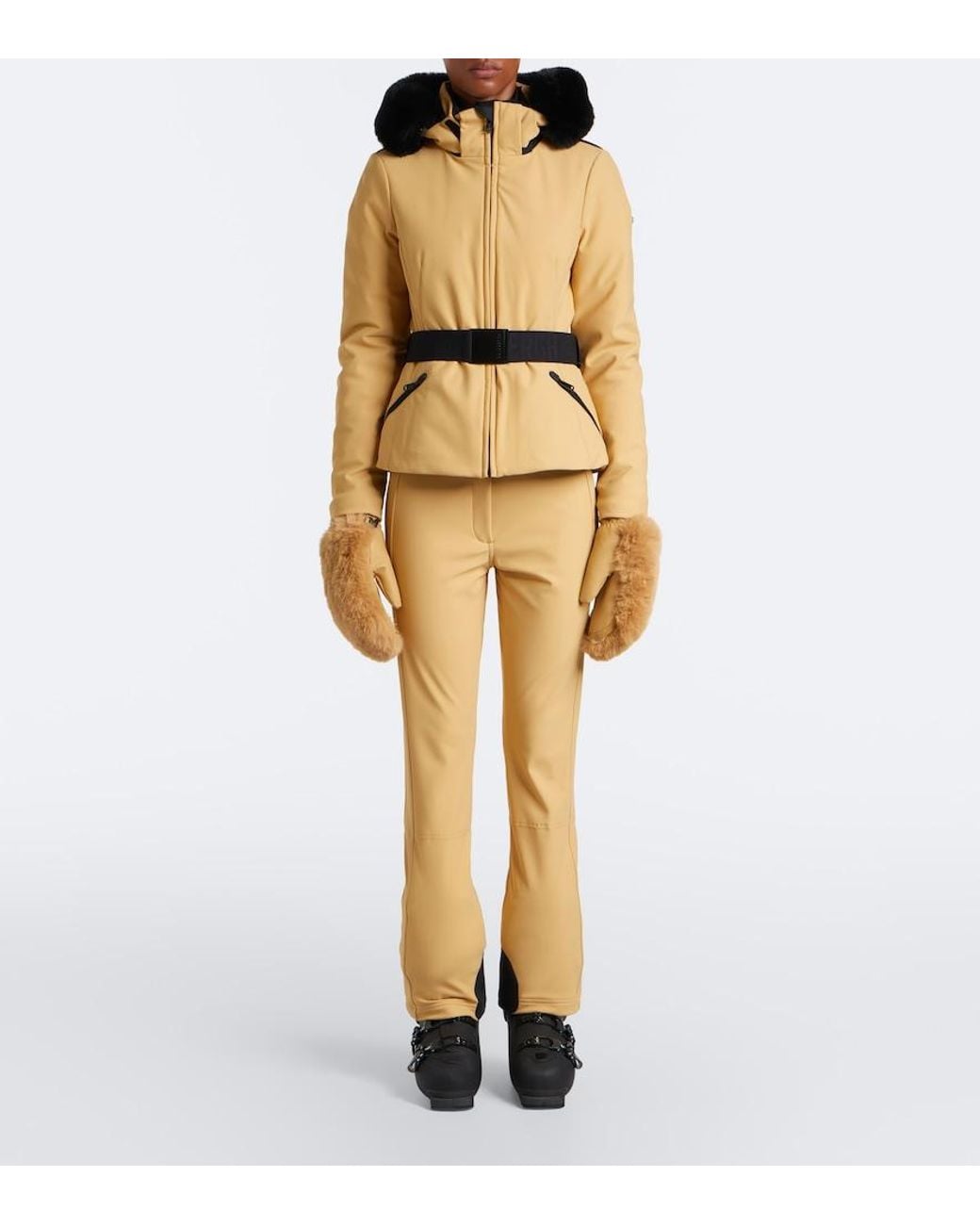 Goldbergh Natural Hida Belted Ski Jacket