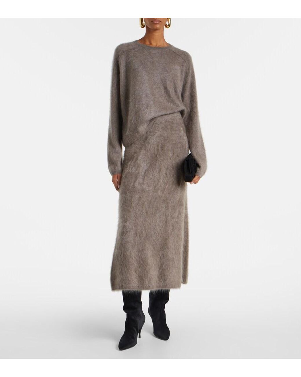 Herbert Levine Black Silhouette Suede Knee-High Boots