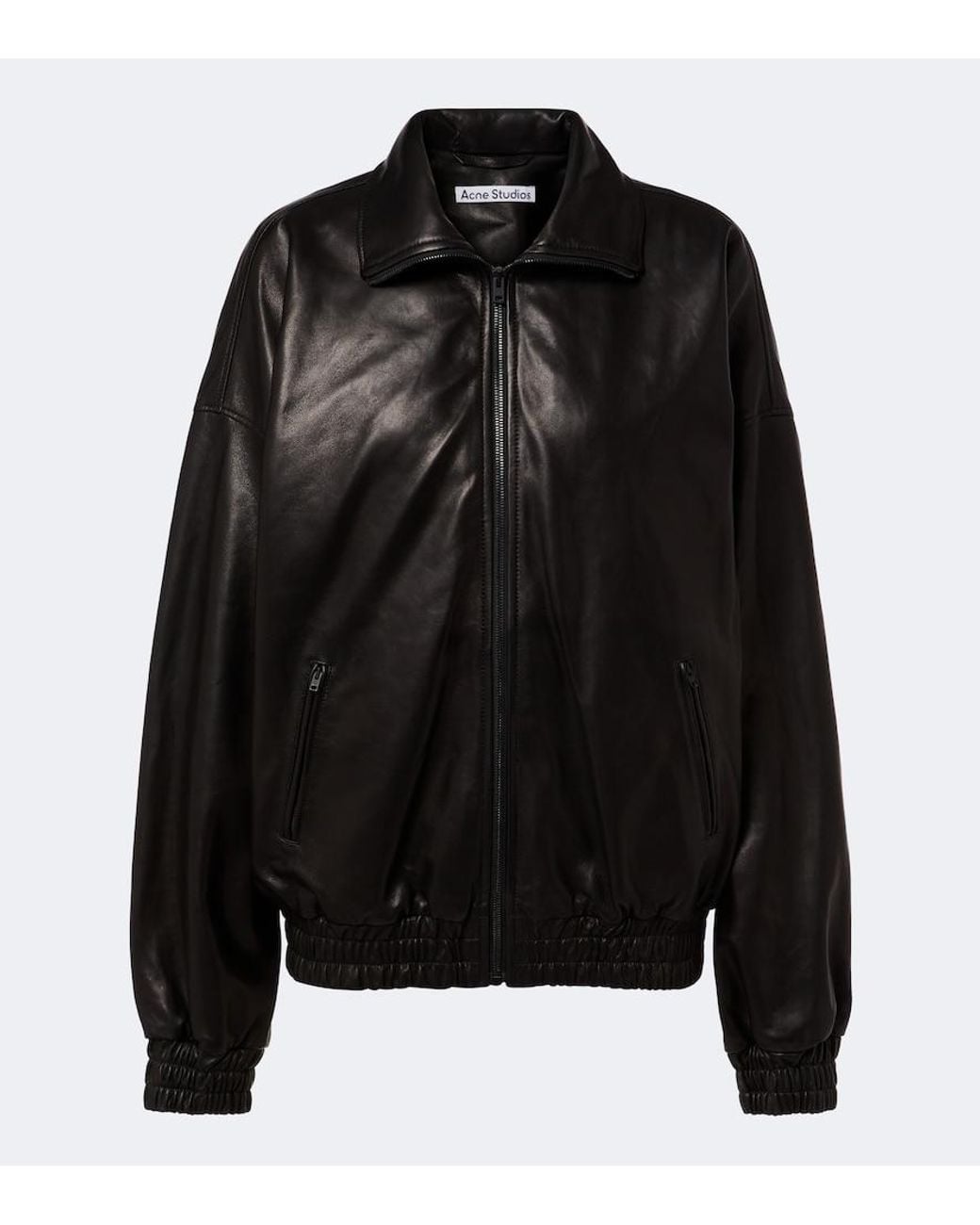 Acne Black Leather Jacket