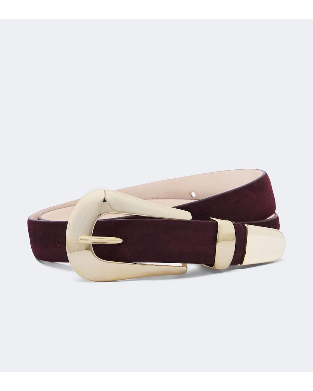 DEHANCHE Brown Colette Suede Belt
