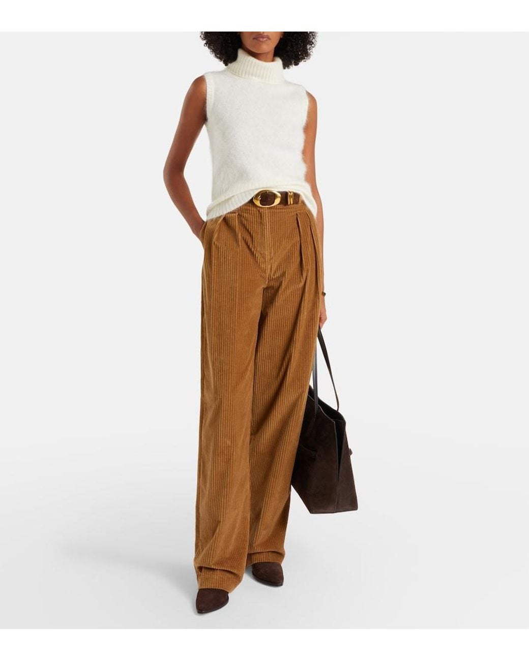 Veronica Beard White Mazzy Cashmere Sweater