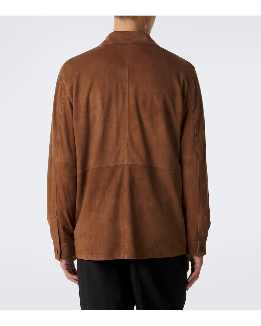 Arma Brown Nico Suede Jacket for men