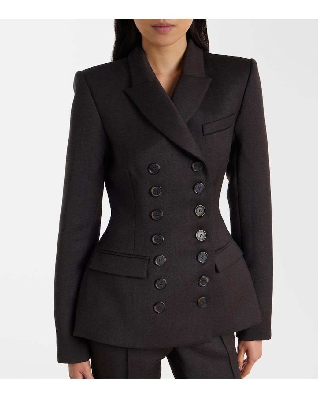 Blazer Alex Perry en coloris Black