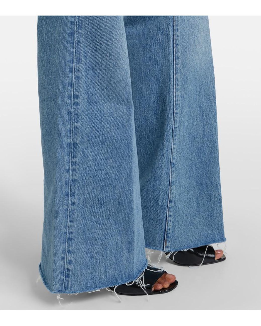 FRAME Blue The Lax Flared Jeans